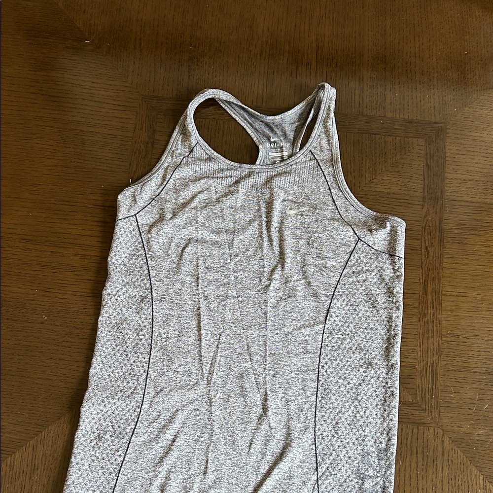 Nike dri fit Heather Gray Tank Top